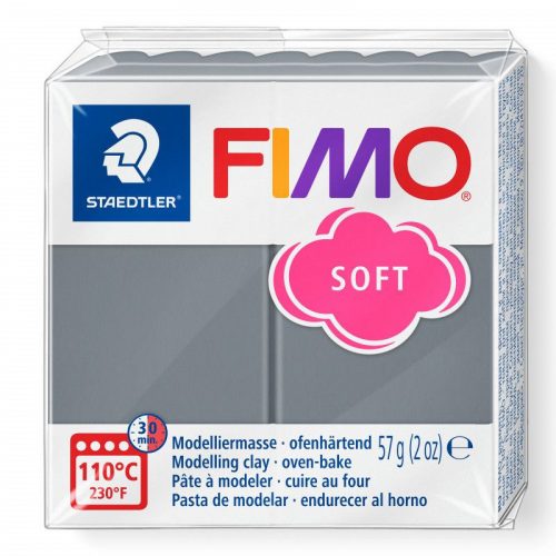 Fimo Süthető Gyurma Soft 57 gramm Viharszürke