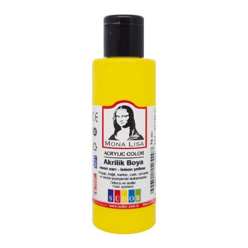 Mona Lisa Akrilfesték Citromsárga 70 ml