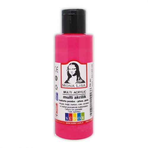 Mona Lisa Akrilfesték Neon Pink 70 ml