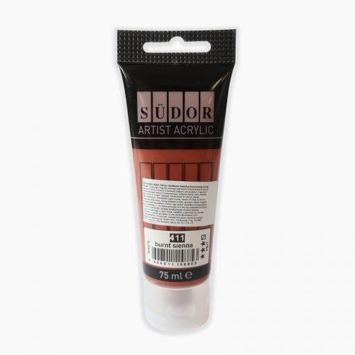 Südor Művész Akrilfesték Tubusban Burnt Sienna Barna 75 ml