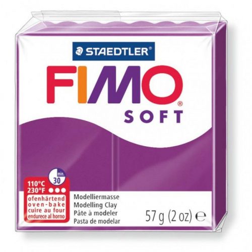 Fimo Süthető Gyurma Soft 57 gramm Bíbor