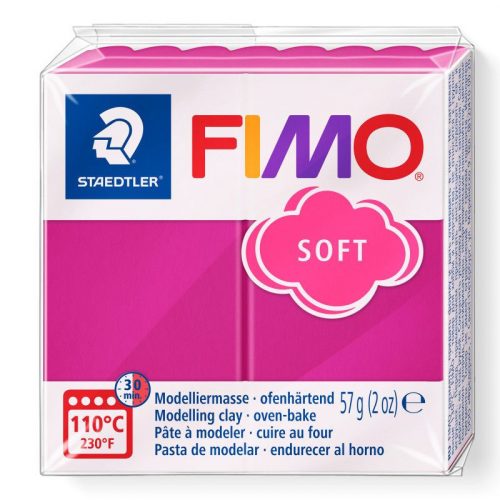 Fimo Süthető Gyurma Soft 57 gramm Málna