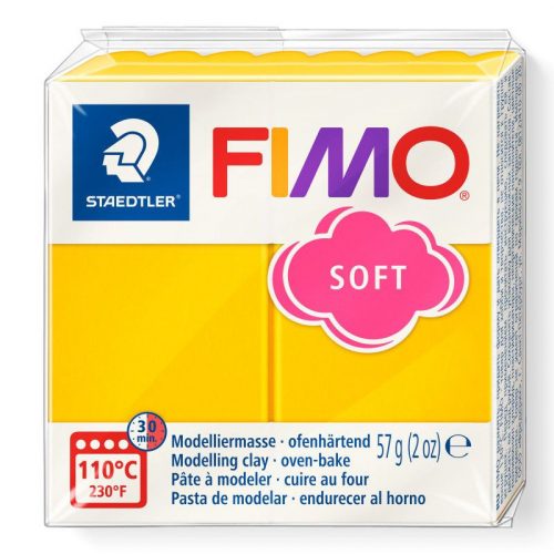 Fimo Süthető Gyurma Soft 57 gramm Napsárga