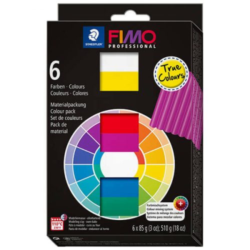 Fimo Professional Süthető Gyurma Készlet True Colours 6x85 gramm