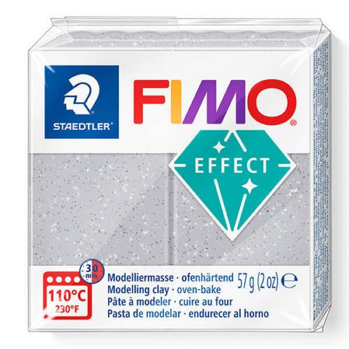 Fimo Süthető Gyurma 57 gramm Csillámos Ezüst