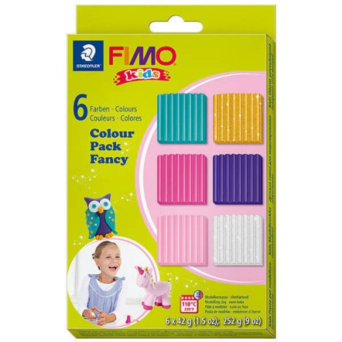 Fimo Süthető Gyurma Készlet Kids Colour Pack 6x42 gramm Lányoknak