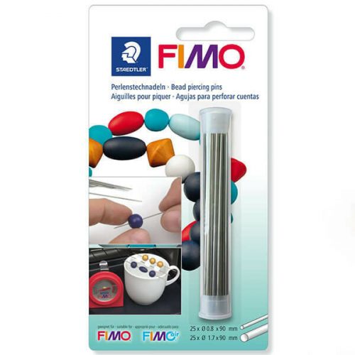 Fimo Gyöngytű 0,8x90 mm és 1,7x90 mm 50 Darab