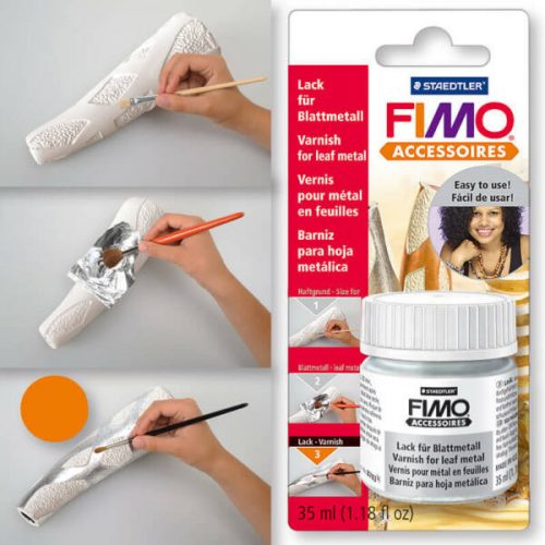 Fimo Schellack Metálfólia Aranyfüst Lakk 35 ml