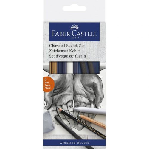 Faber-Castell AG Creative Studio Faszén Készlet 7 Darab/Készlet